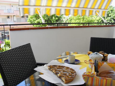 View (from property/room), Balcony/Terrace, On site, Italian breakfast