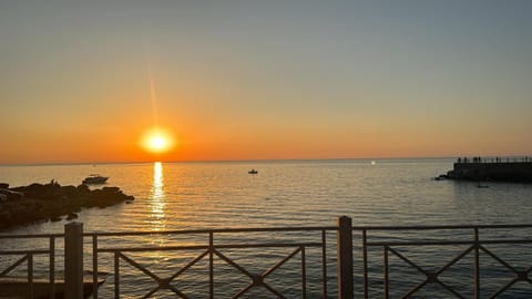 Natural landscape, Sea view, Sunset