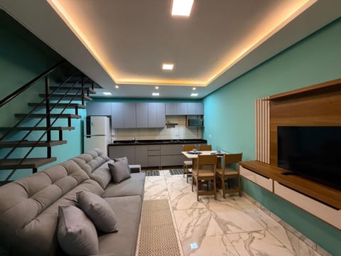 TV and multimedia, Kitchen or kitchenette, Living room, Seating area, Dining area, minibar