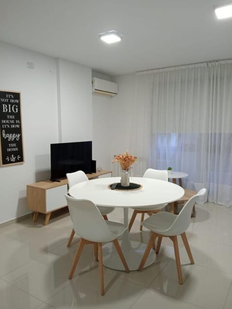 Dining area, air conditioner