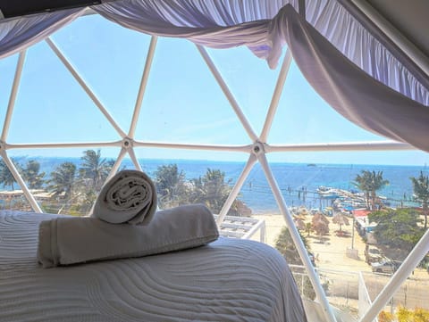 Bed, Beach, Bedroom, Sea view