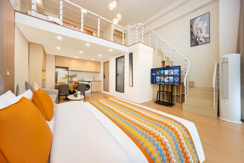 Communal lounge/ TV room, Bed, TV and multimedia, Photo of the whole room