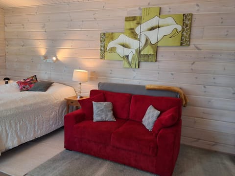 Bed, Living room, Photo of the whole room, Seating area, Bedroom