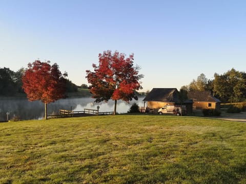 Natural landscape, Lake view