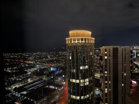 Property building, Night, City view