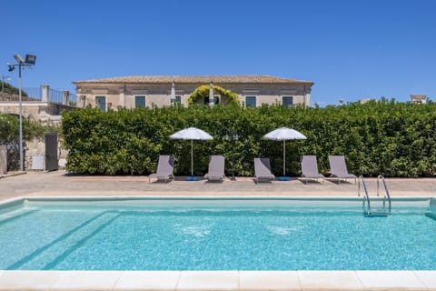 Property building, Living room, Swimming pool