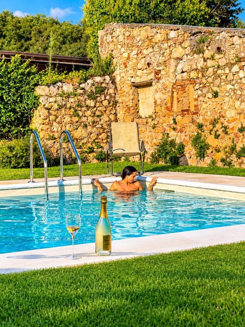 Spring, Natural landscape, Garden view, Pool view, Swimming pool, sunbed