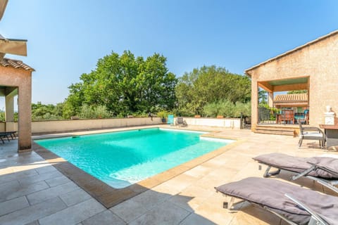 Property building, Living room, Swimming pool