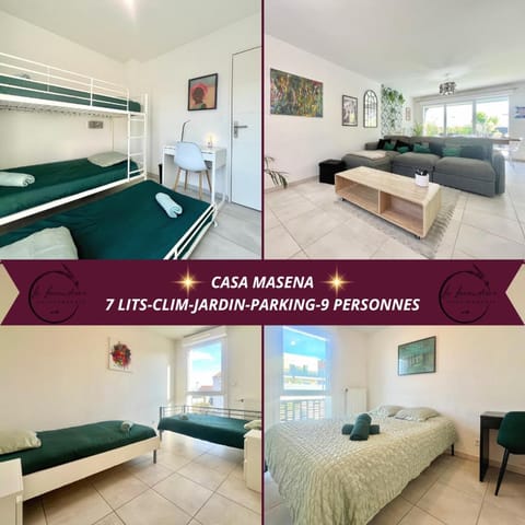 Casa Masena - 9 personnes, CLIM, Jardin, 7 lits, 2 WC Apartment in Provence-Alpes-Côte d'Azur