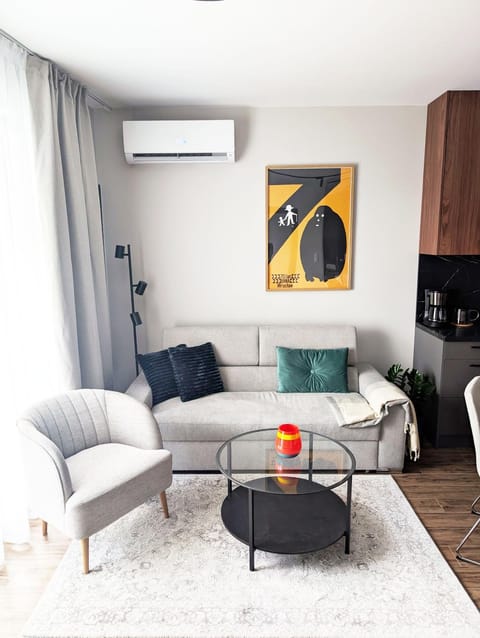 Living room, Seating area, air conditioner