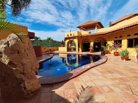 Patio, Pool view