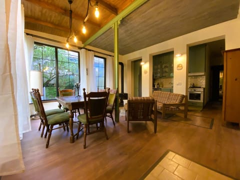 Living room, Seating area, Dining area