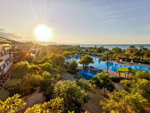 Natural landscape, View (from property/room), Pool view, Sea view, Swimming pool, Sunset