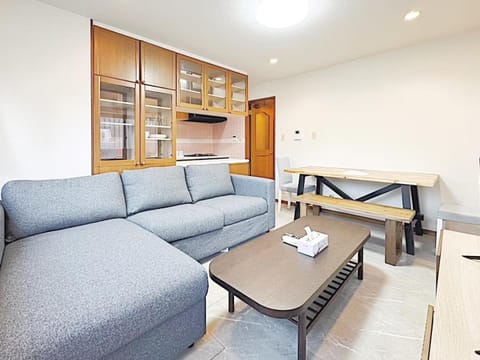 Property building, Living room, Dining area