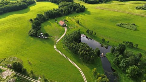 Property building, Natural landscape, Bird's eye view, Garden view, Lake view