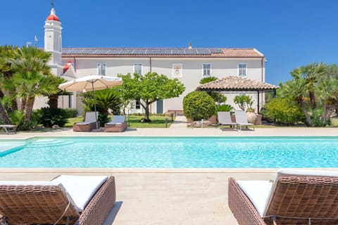 Property building, Living room, Swimming pool