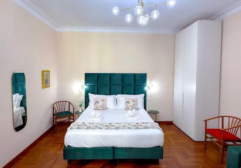 Bed, Photo of the whole room, Bedroom, towels, wardrobe