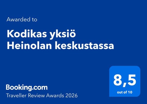 Kodikas yksiö Heinolan keskustassa Apartment in Finland