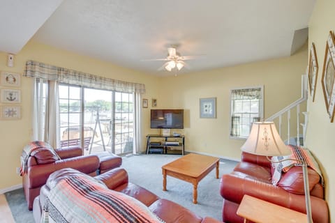 Lakefront Warsaw Home with Private Dock and Golf Cart House in Indiana