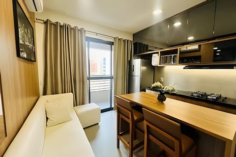 Kitchen or kitchenette, Living room, Dining area