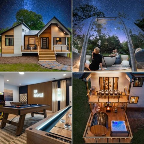 Property building, Night, Game Room, Hot Tub, Sauna