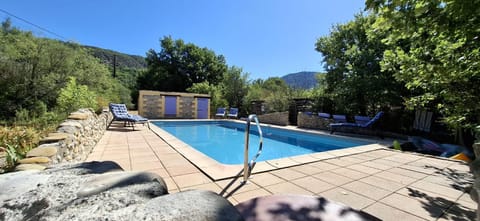 Spring, Natural landscape, Garden view, Mountain view, Pool view, Swimming pool, sunbed