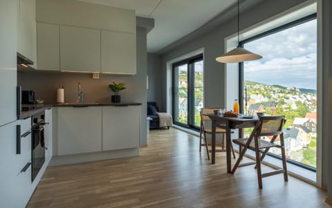 View (from property/room), Kitchen or kitchenette, Dining area