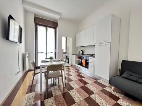 Kitchen or kitchenette, Living room, Dining area