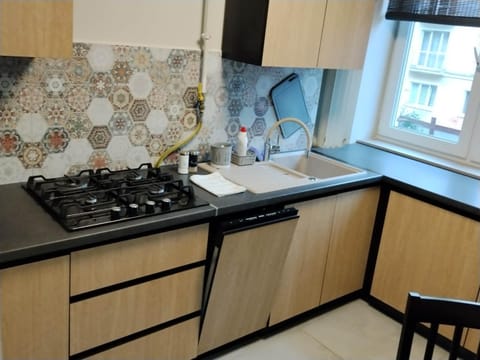 dishwasher, stove, kitchen