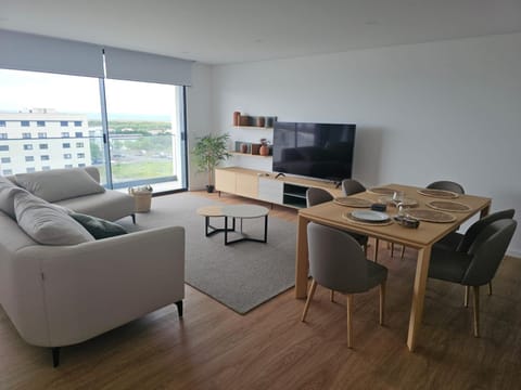 Living room, Seating area, Dining area