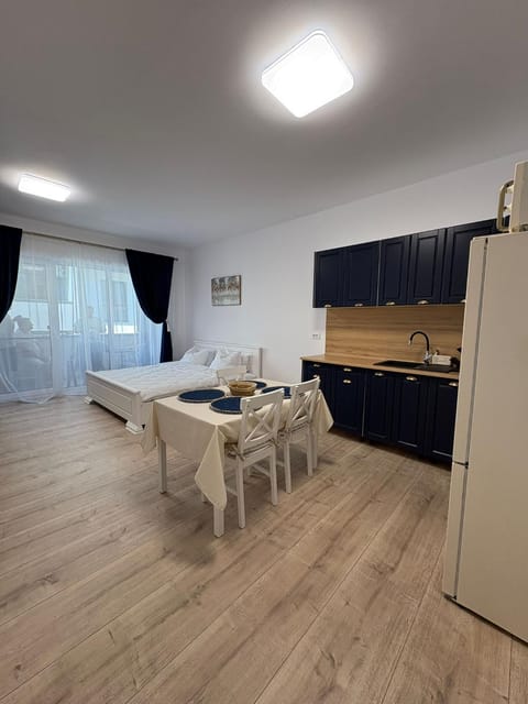 Bed, Kitchen or kitchenette, Photo of the whole room, Dining area, Bedroom