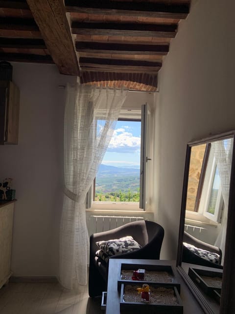 Natural landscape, View (from property/room), Living room, Seating area, Sea view