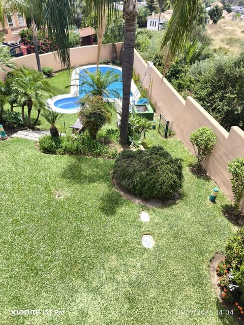 Spring, Day, Natural landscape, Garden, Balcony/Terrace, Garden view, Pool view, Swimming pool