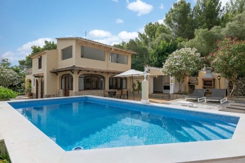Property building, Living room, Swimming pool