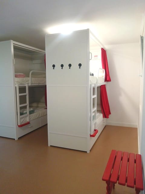 Bed, Photo of the whole room, Bedroom, bunk bed, wardrobe