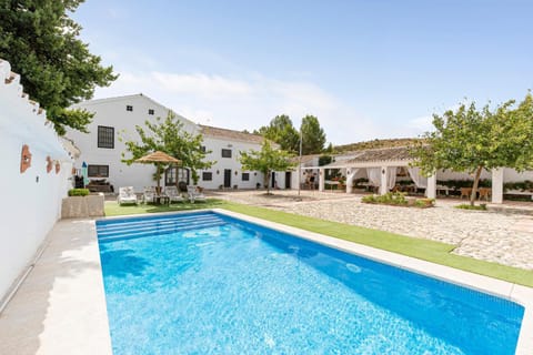 Property building, Living room, Swimming pool