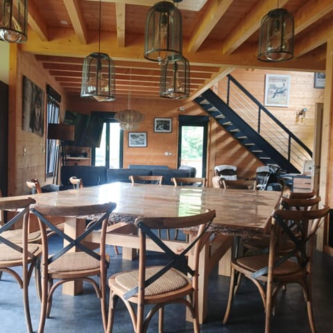 Chalet Bois le Havre du sotrè Gérardmer Sauna panoramique jacuzzi 14 personnes et 1 bébé Chalet in Gérardmer