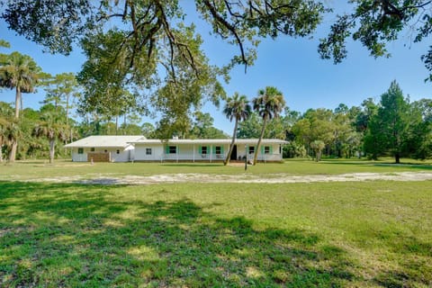Private 3-Acre Retreat with Game Room in Bunnell! House in Palm Coast