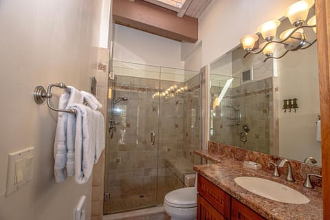 Shower, Toilet, Bathroom, towels