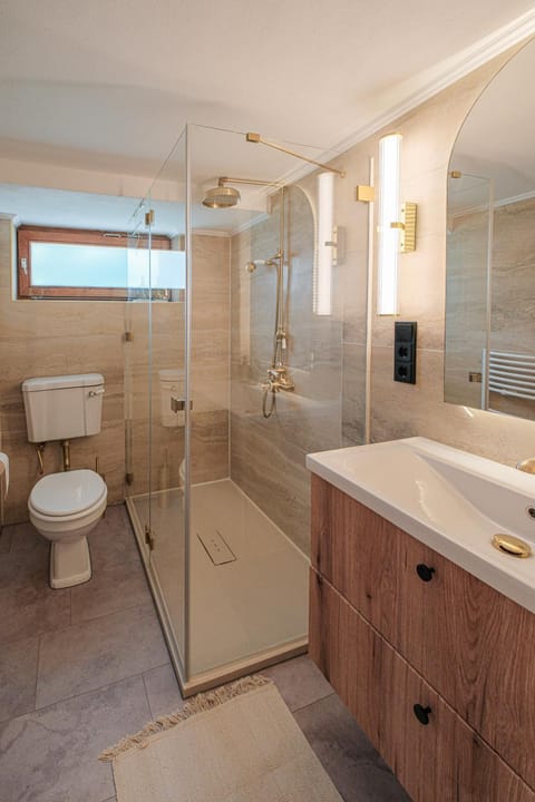 Shower, Toilet, Bathroom, towels