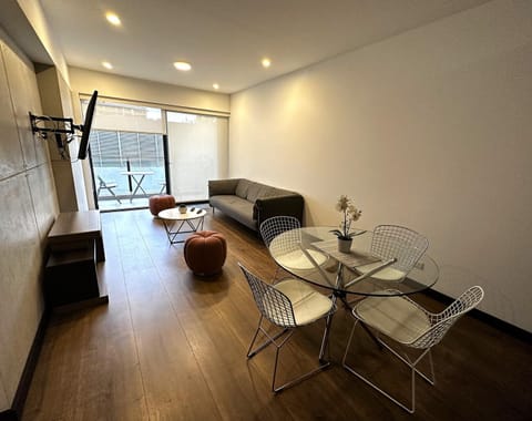 Living room, Seating area, Dining area