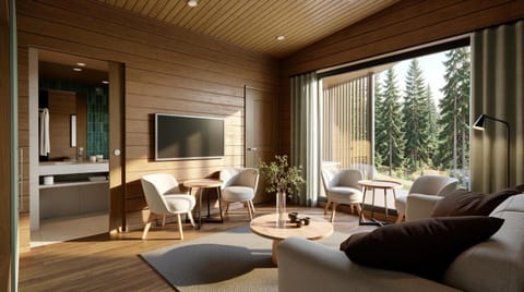 Communal lounge/ TV room, TV and multimedia, Living room, Seating area, Dining area, Evening entertainment