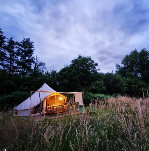 Strackxhoeve Veldtent 'Veldslaap' Luxury tent in Flanders