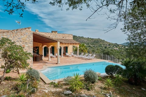 Property building, Living room, Swimming pool