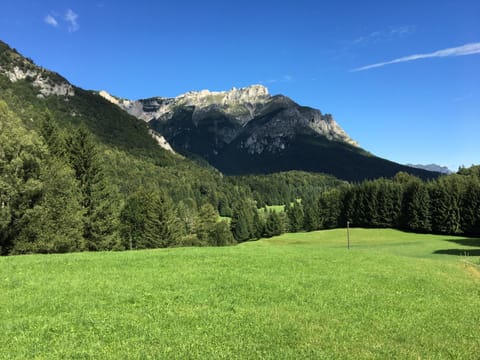 Spring, Natural landscape, Mountain view