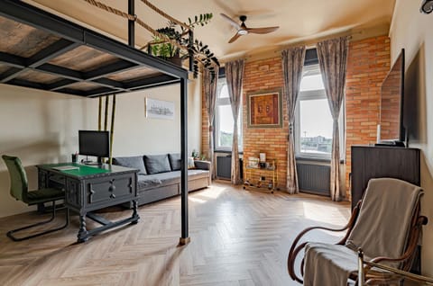 Living room, air conditioner