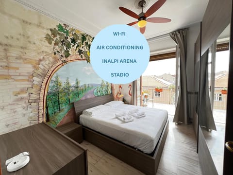 Bed, Balcony/Terrace, Bedroom