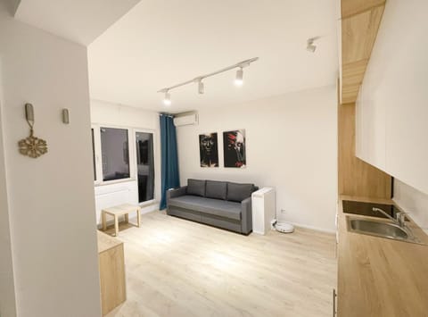 Kitchen or kitchenette, Living room, Seating area