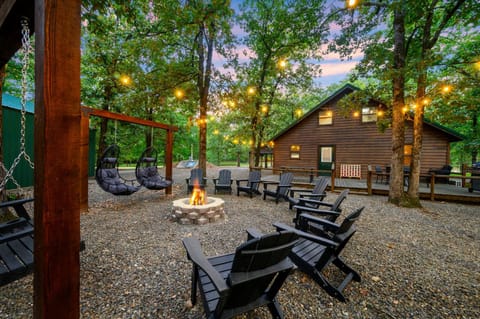 Property building, fireplace