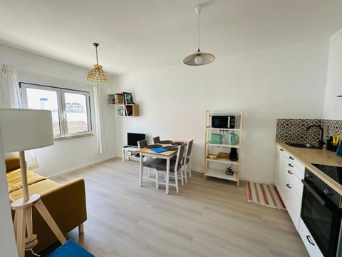 Living room, kitchen